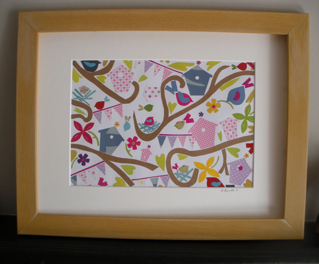 birds framed